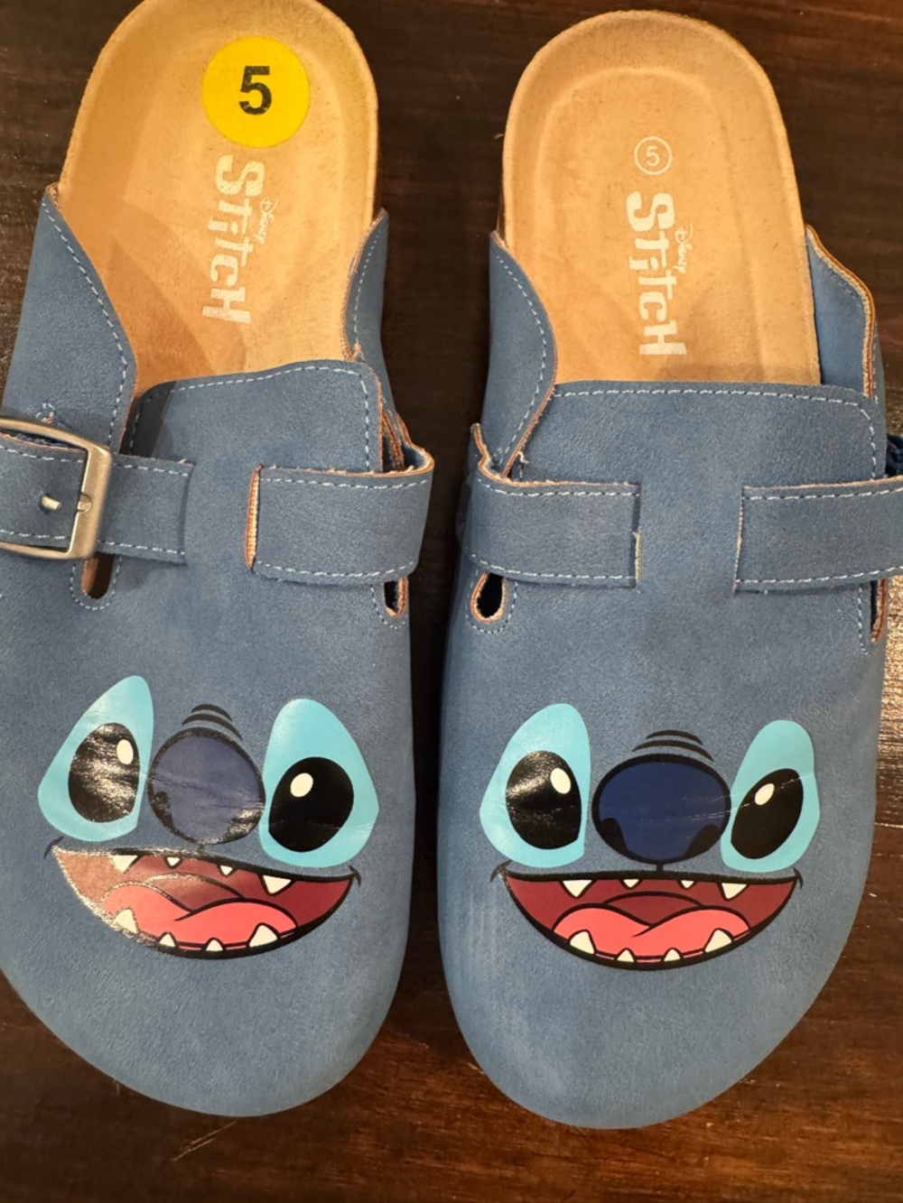 Disney Stitch Blue Buckle Clogs Slides – Women’s Size 5 - Picture 2 of 6
